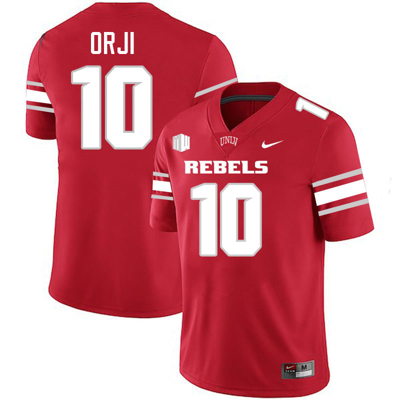 Alex Orji UNLV Jersey,UNLV Rebels Football Uniforms,Jerseys,Gears-Scarlet